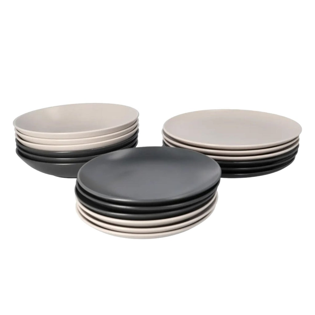 18PC Homezaza Ceramic Dinnerware Set - Style Phase Home