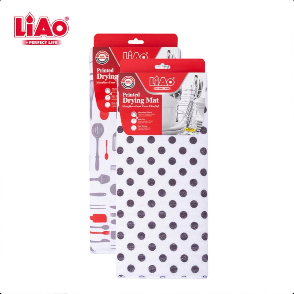 1PC Liao Printed Drying Mat XL - 51 x 38 cm - Style Phase Home