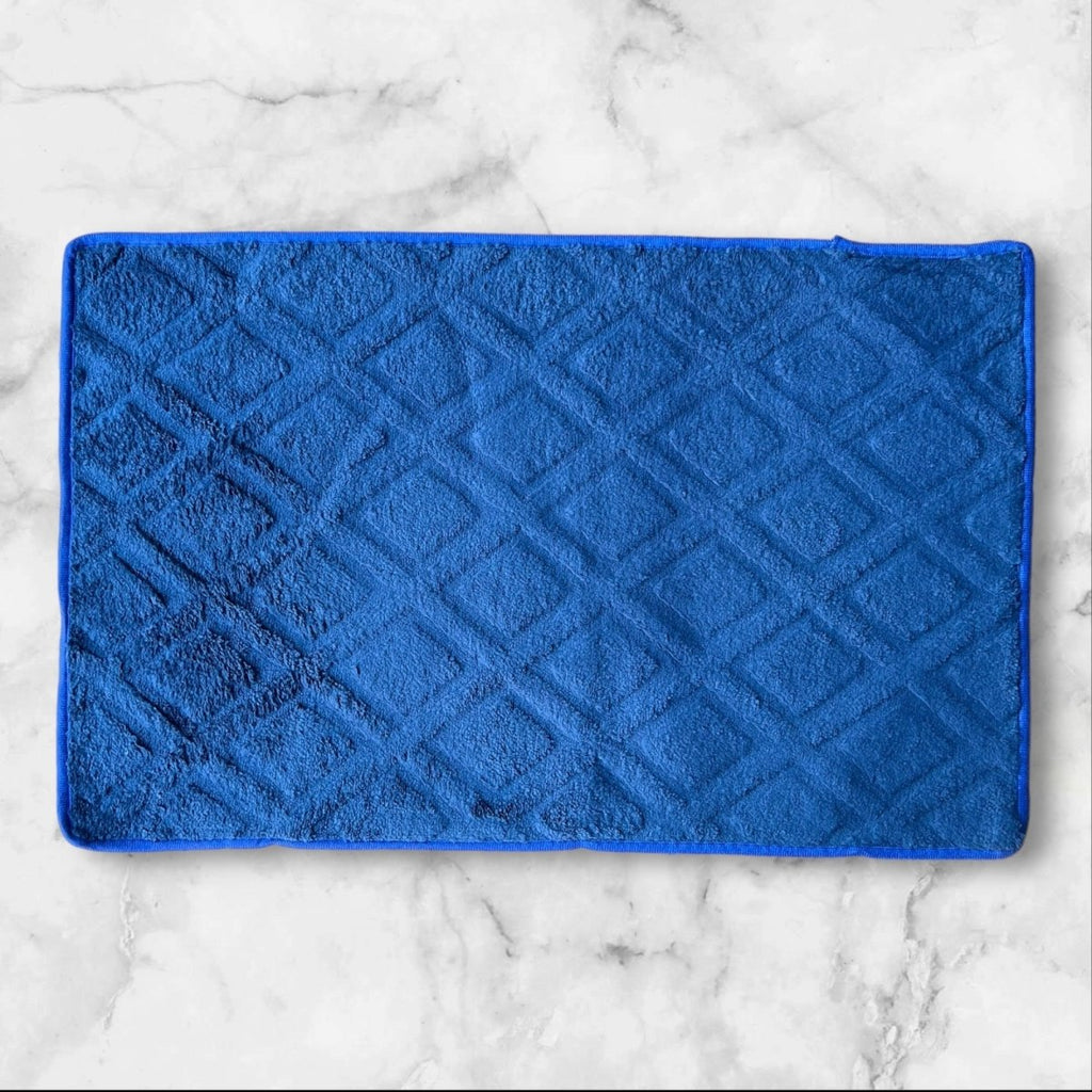 1PC Soft Embossed Bathroom Mat - Diamond Design - Style Phase Home