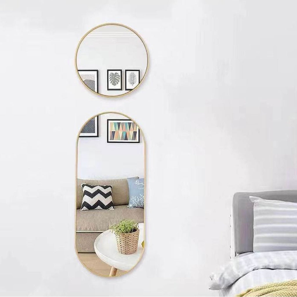 2 PC Modern Frame Mirror - Style Phase Home