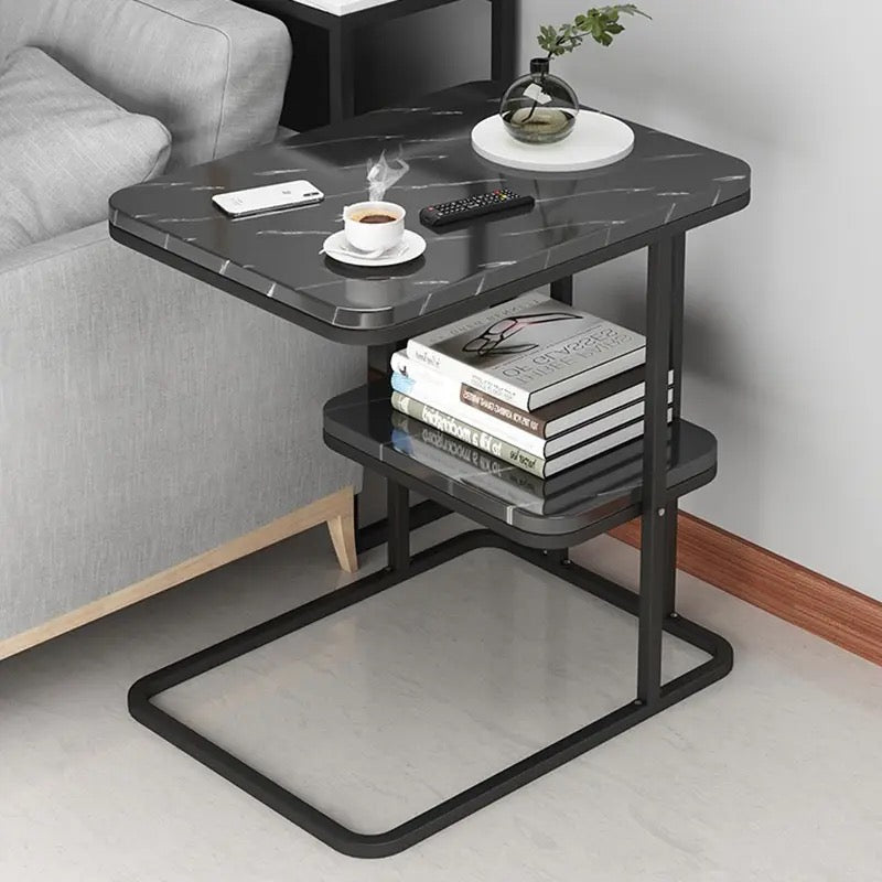 2 Tier Modern Marble Side Table - Style Phase Home