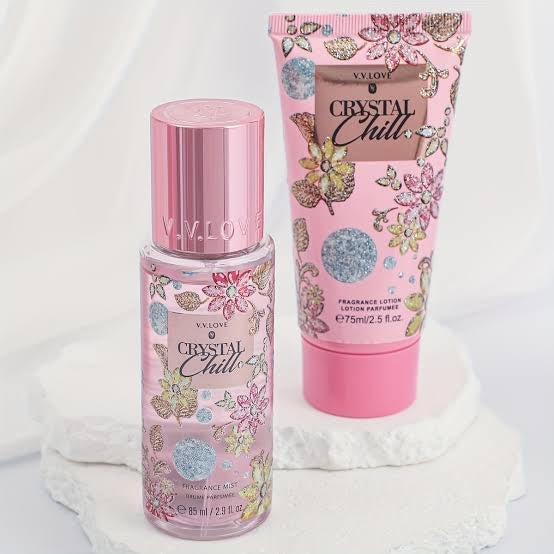 2PC Bath & Body Gift Set For Her - Crystal Chill - Style Phase Home