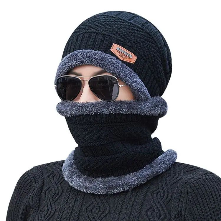 2PC Faux Fur Beanie & Neck Warmer Set - Style Phase Home