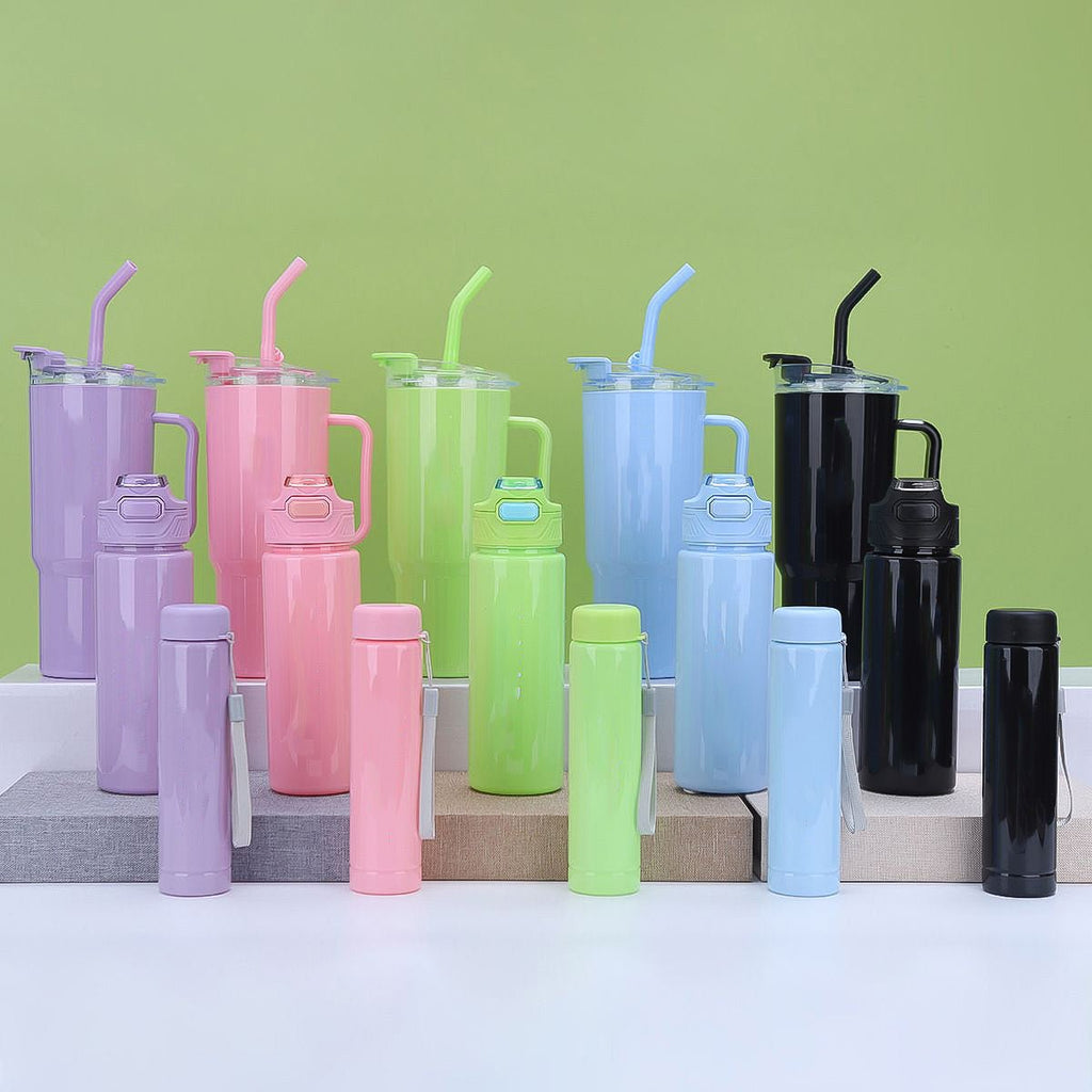 3PC Trendy Design Water Bottle Set - Style Phase Home