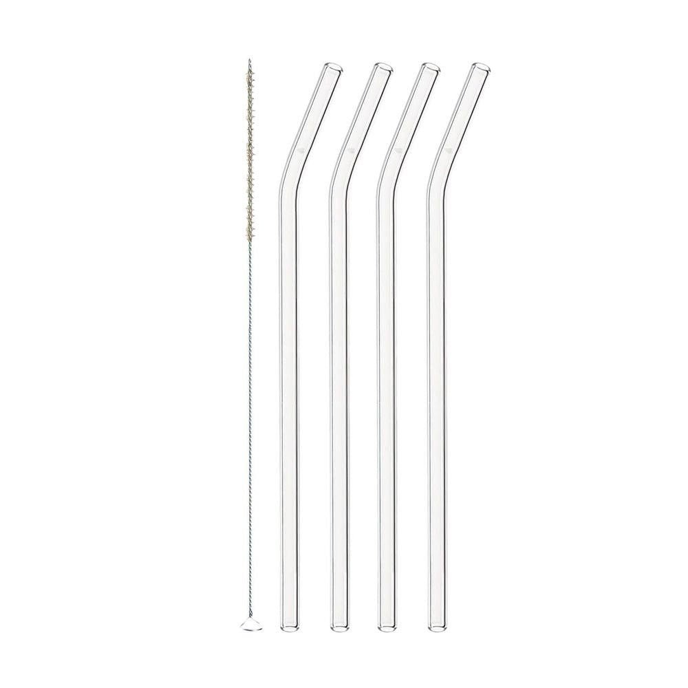 5 Pack Glass Straw Set - Style Phase Home