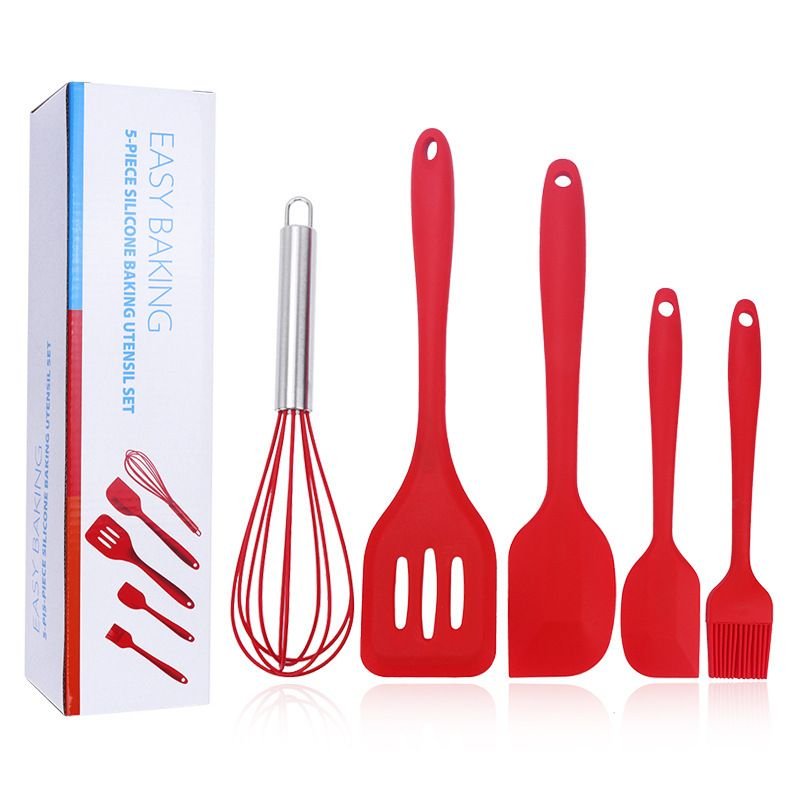 5 Piece Silicone Utensil Set - Style Phase Home