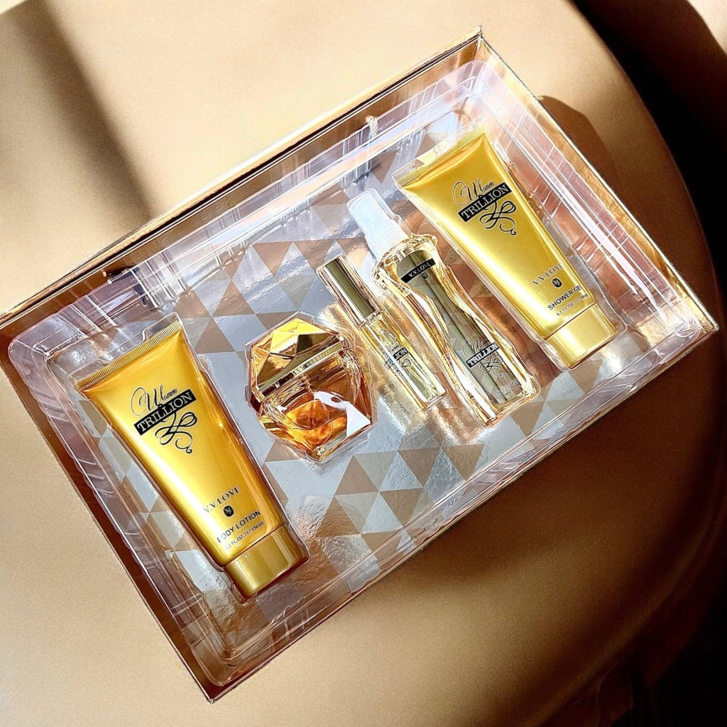 5PC Luxury Perfume Gift Set For Her - Women Trillion - Style Phase Home