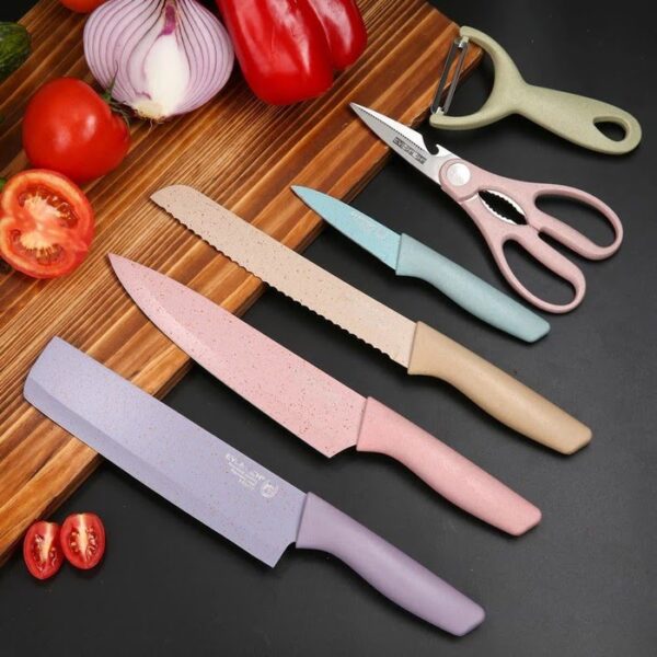 6 Piece Knife Set - Pastel - Style Phase Home