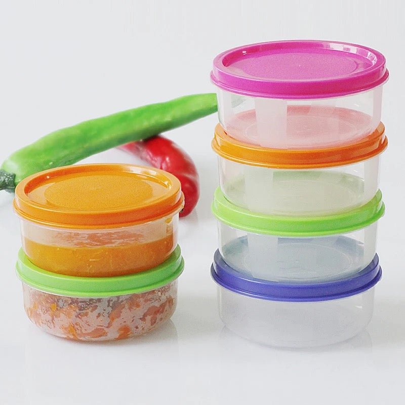 8 Pack Mini Round Storage Containers - Style Phase Home