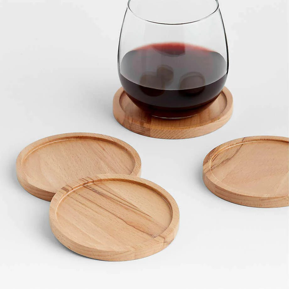 Bamboo Coaster Set - 6 Pack - Style Phase Home