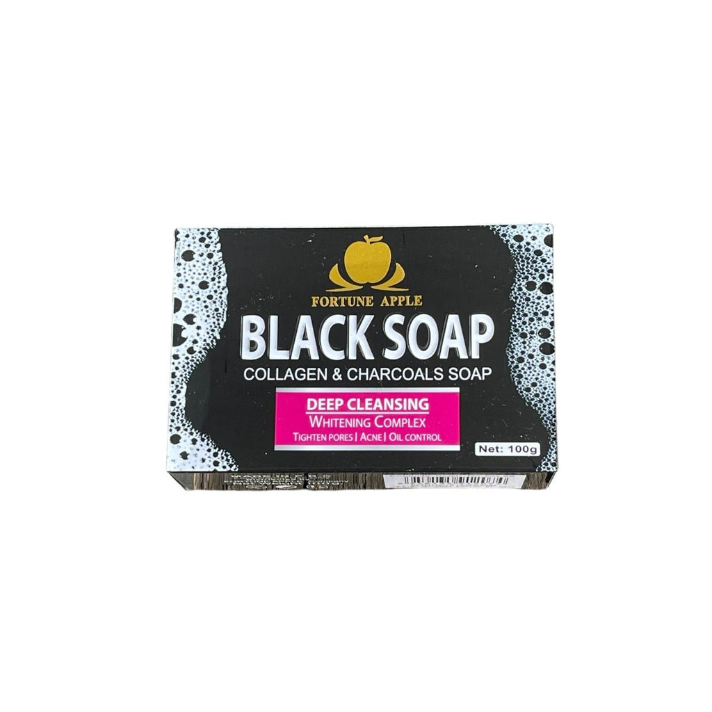 Black Soap Collagen & Charcoal Soap - Style Phase Home