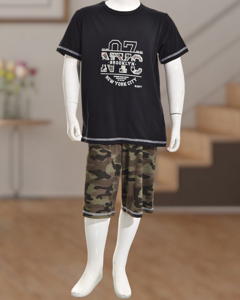 Boys Souk Special Brooklyn Army Pyjama - Style Phase Home