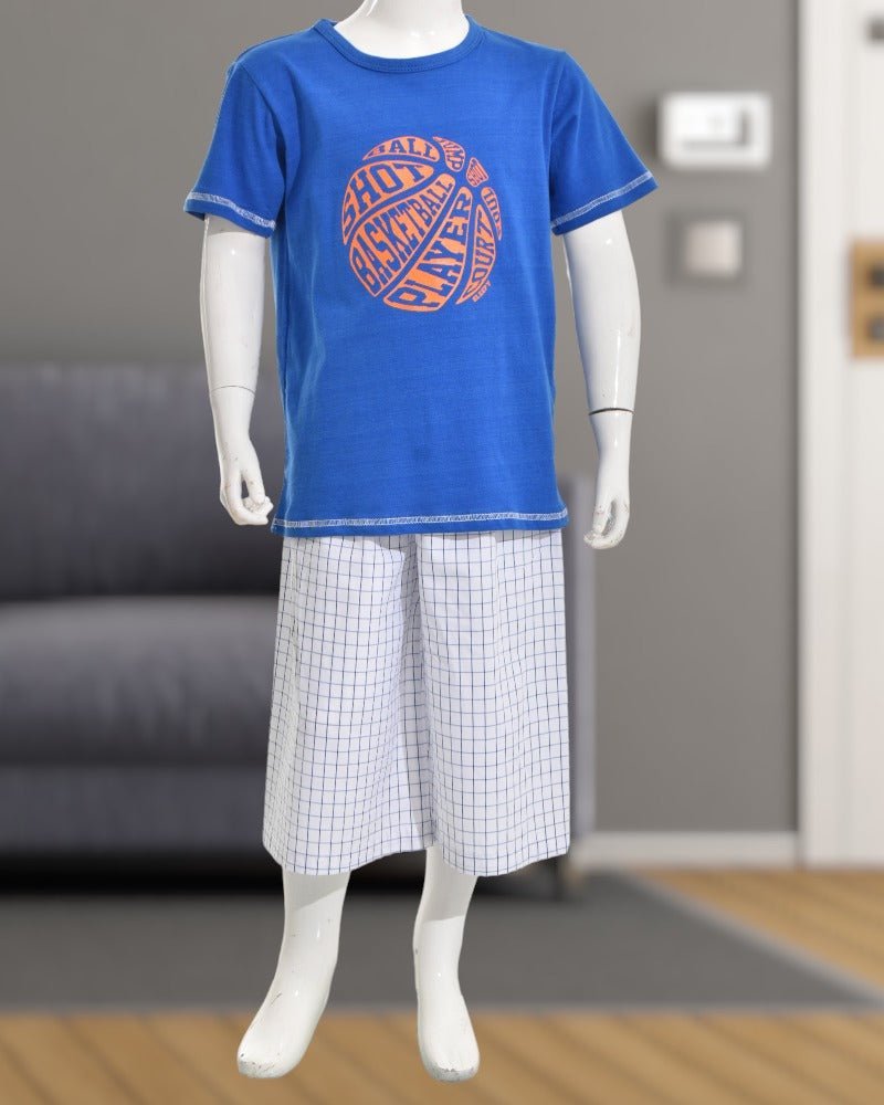 Boys Souk Special Sleepy Player Blue Pyjama - Style Phase Home