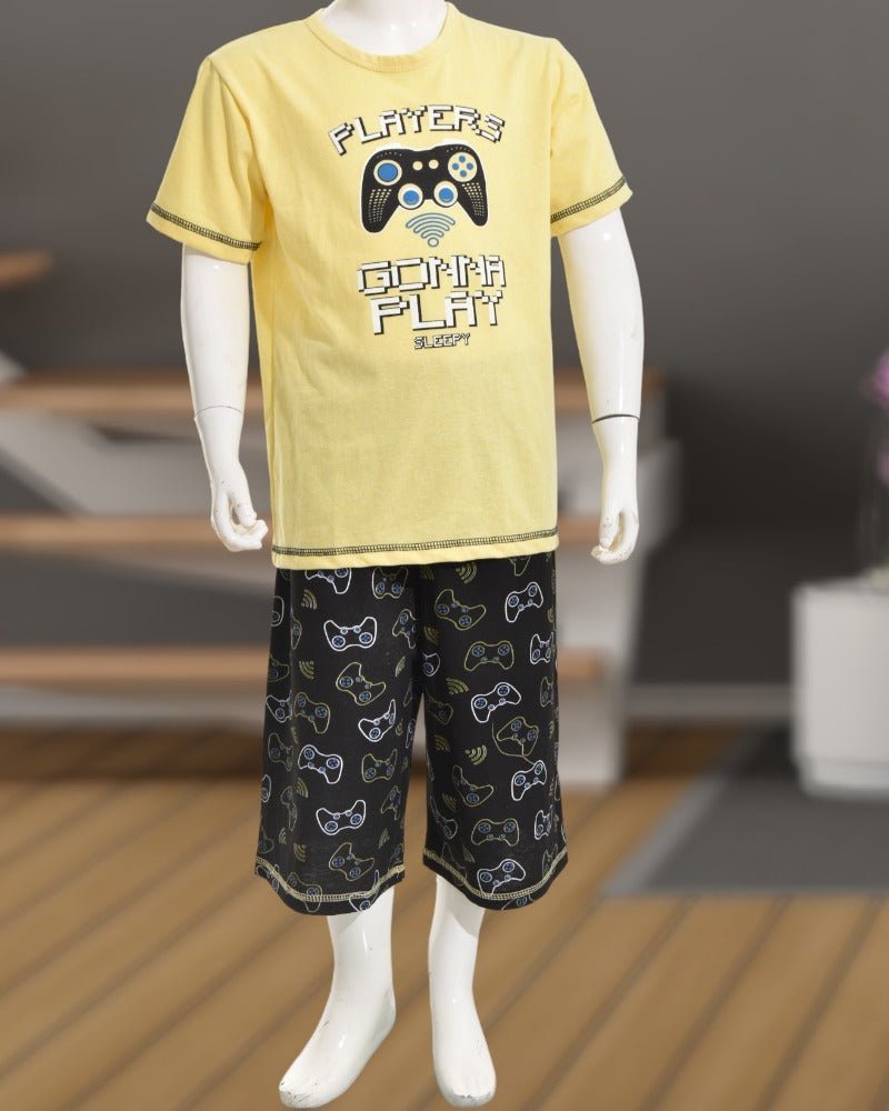 Boys Souk Special Sleepy Players Lime Pyjama - Style Phase Home