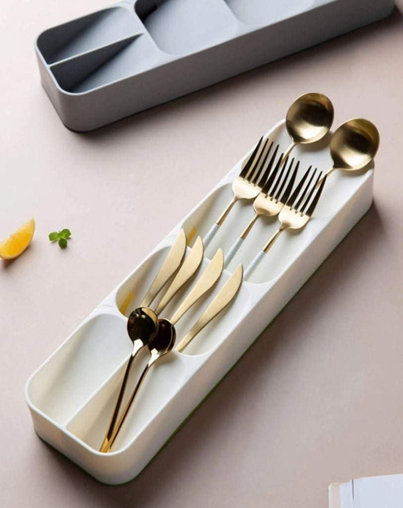 Compact Drawer Cutlery Organizer - Style Phase Home