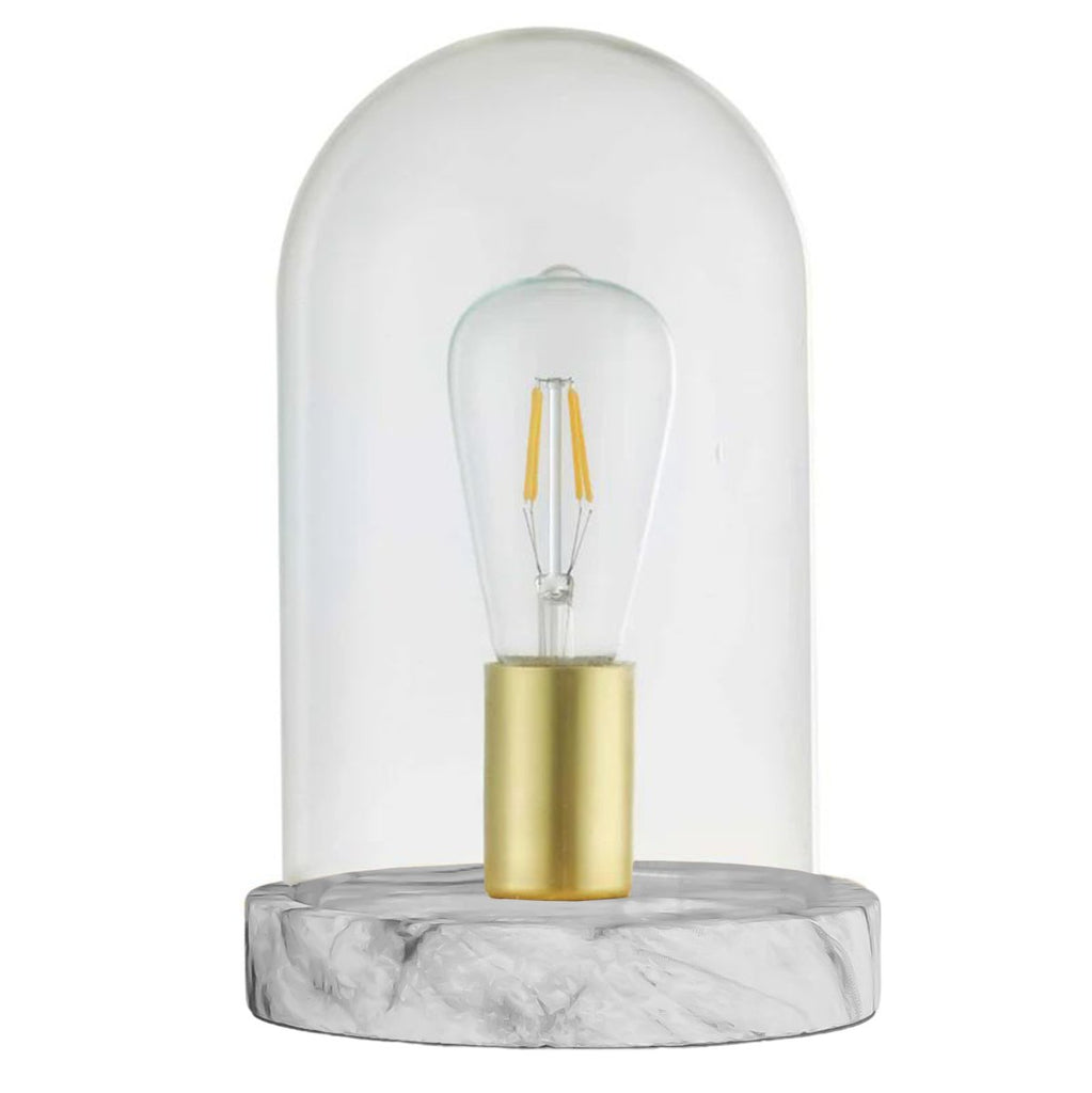 Danny Home Marble Wooden Table Lamp - Style Phase Home