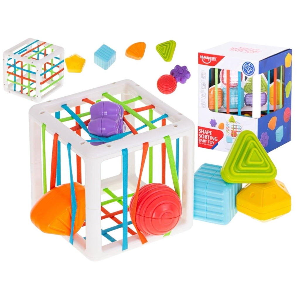 Elastic Cube Baby Shape Sorting Toy - Style Phase Home