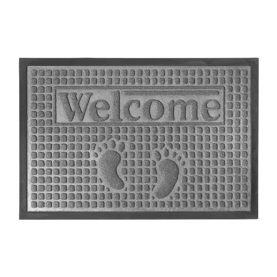 Embossed Welcome Door Mat - 40 x 60 cm - Style Phase Home