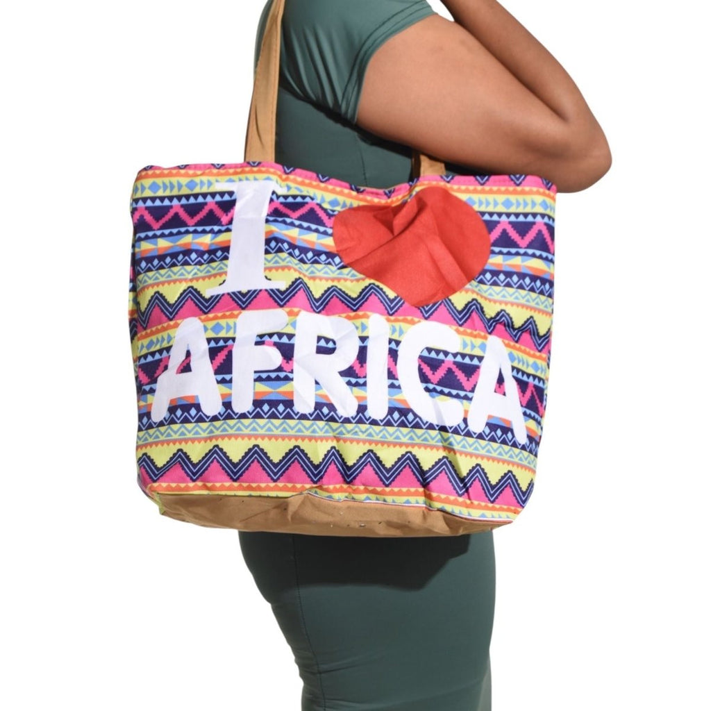 I Love Africa Beach Bag - Style Phase Home