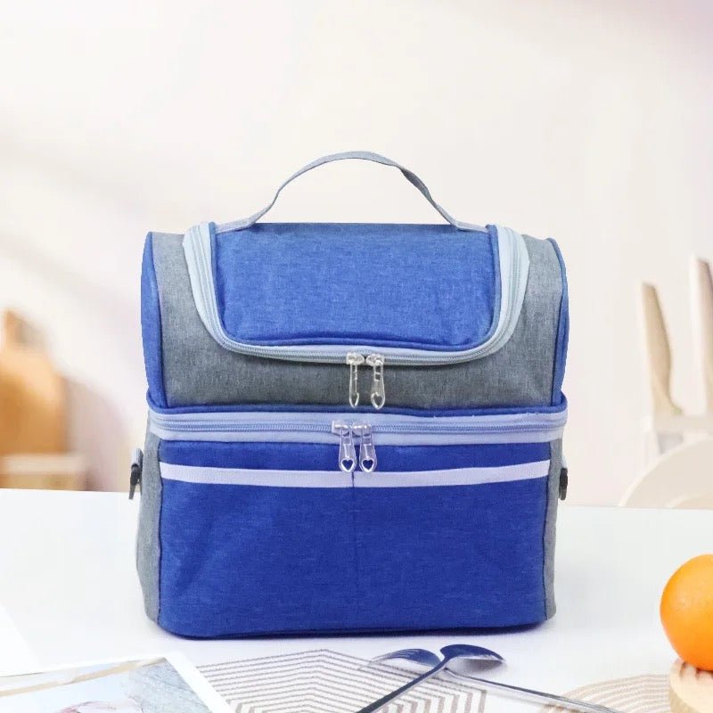 Large Double Layer Insulated Lunch / Cooler Bag - Style Phase Home