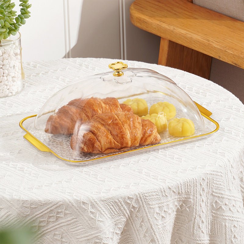 Lux Clover Acrylic Cake Dome & Tray Set - Style Phase Home