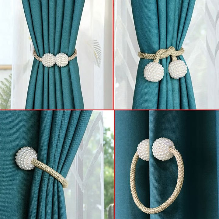 Magnetic Curtain Tieback - Set of 2 - Style Phase Home