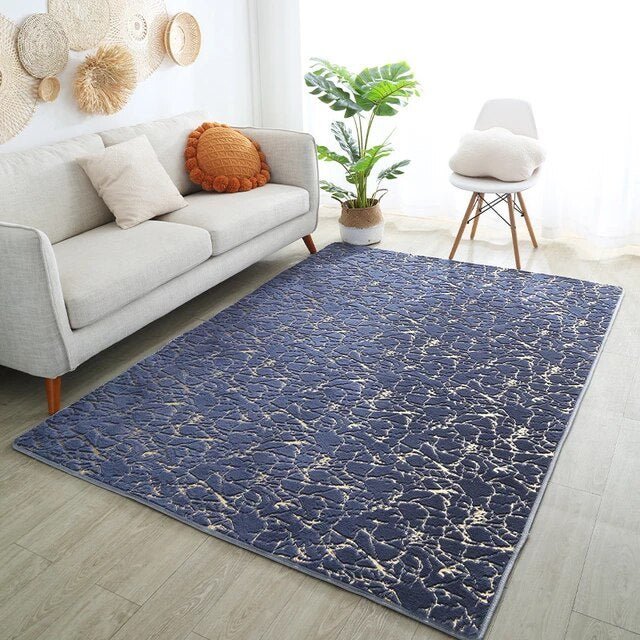 Marble Faux Fur Rug - 140 x 200 cm - Style Phase Home