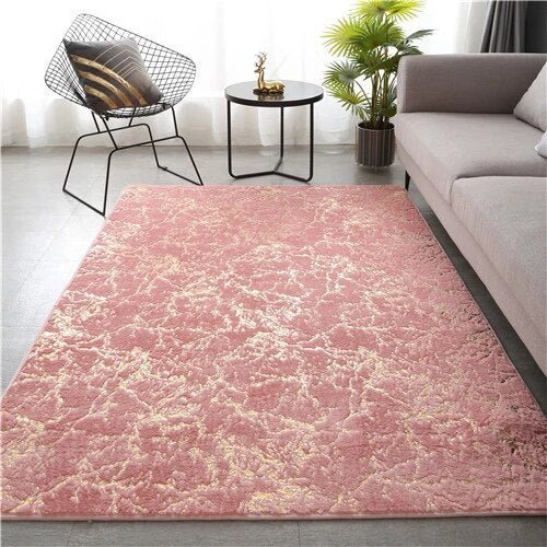 Marble Faux Fur Rug - 140 x 200 cm - Style Phase Home