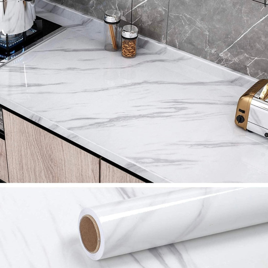 Marble Self Adhesive Kitchen Sticker - 60 cm x 3m - Style Phase Home