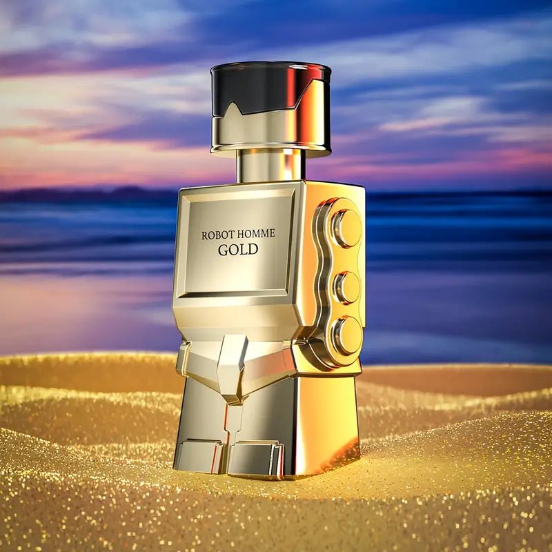 Mens Robot Homme Gold Perfume - 30/100 ml - Style Phase Home