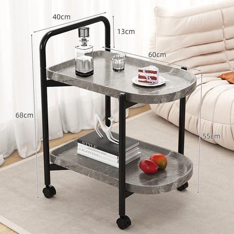 Modern Nordic Serving Table Trolley - Style Phase Home