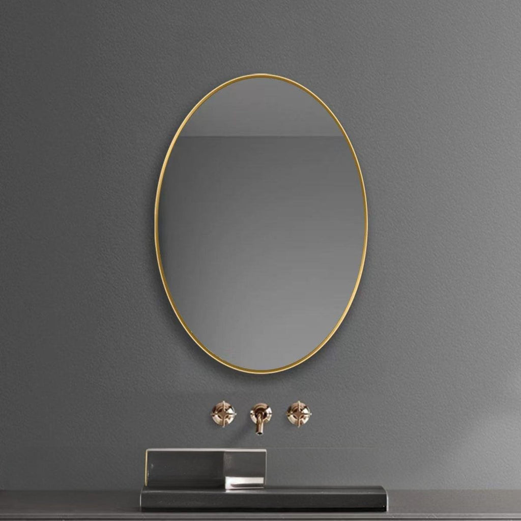 Modern Oval Frame Mirror - 80 x 60 cm - Style Phase Home