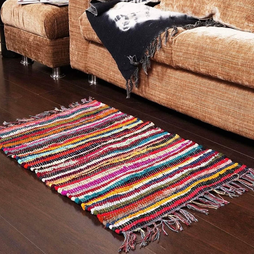 Multi Chindi Rug - 50 x 80 cm - Style Phase Home