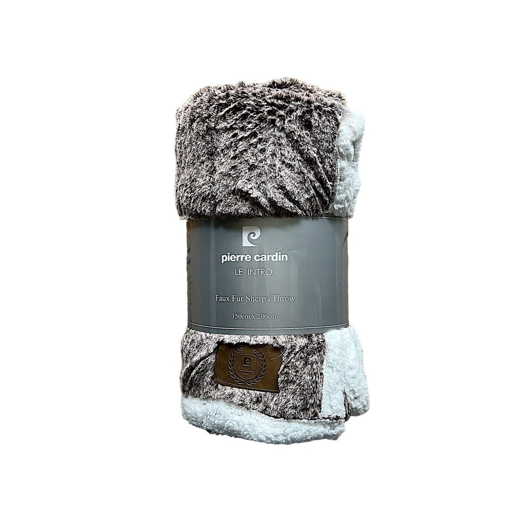 Pierre Cardin Faux Fur Throw 150 x 200cm - Style Phase Home