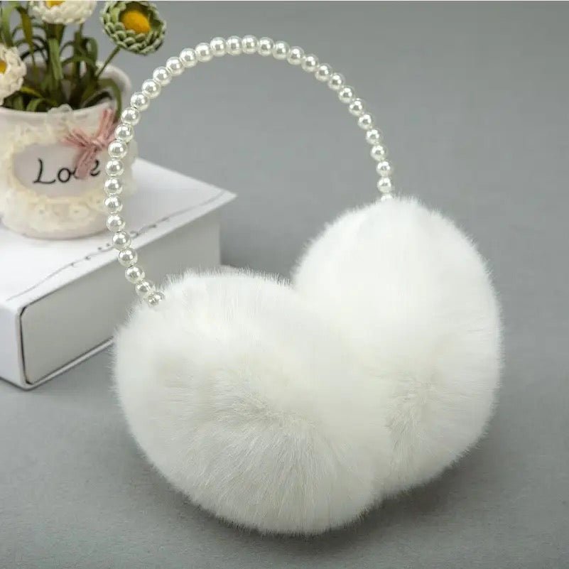 Plush Pearl Ear Muff - Style Phase Home