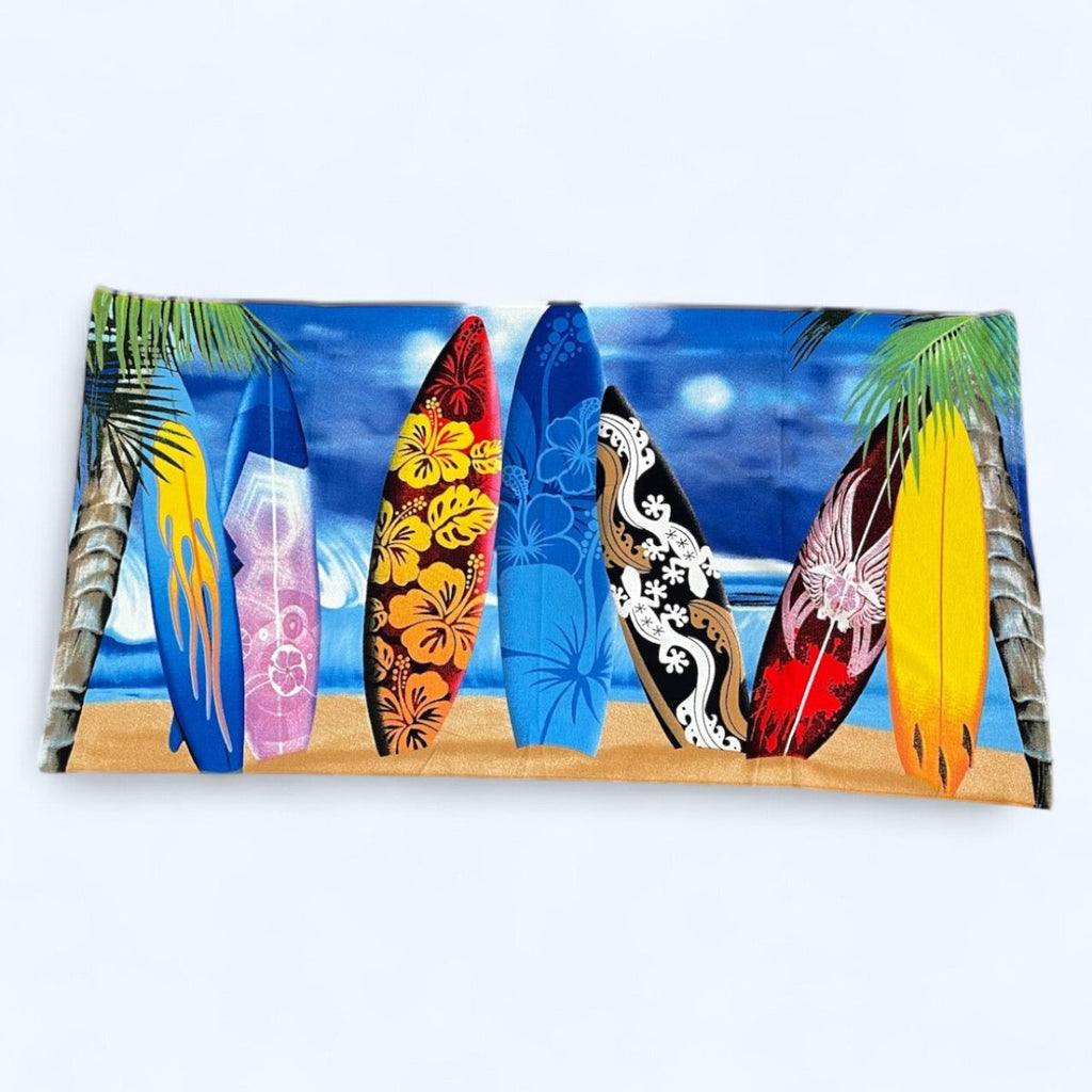 Printed Microfibre Beach Towel - 140 x 70 cm - Style Phase Home