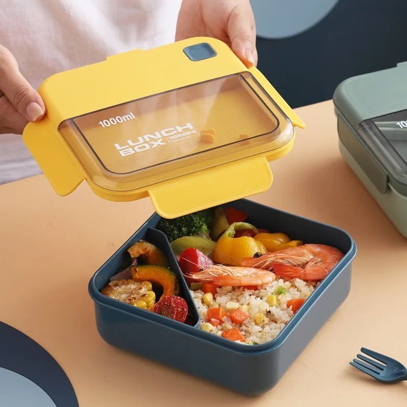 Square Bento Lunchbox - 1000ml - Style Phase Home