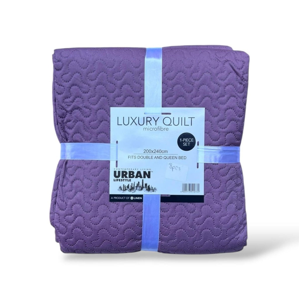 Urban Lifestyle Quilt - Double/Queen - 200 x240 - Assorted Design - Style Phase Home