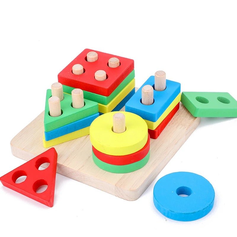 Wooden Shape Puzzle Toy - Style Phase Home