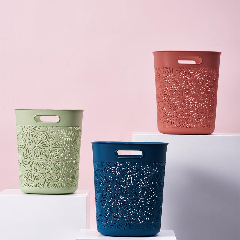 12 L Leaf Design Waste Bin - Style Phase Home