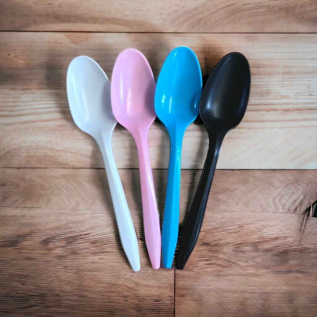 24 PC Disposable Plastic Tea Spoons - Style Phase Home