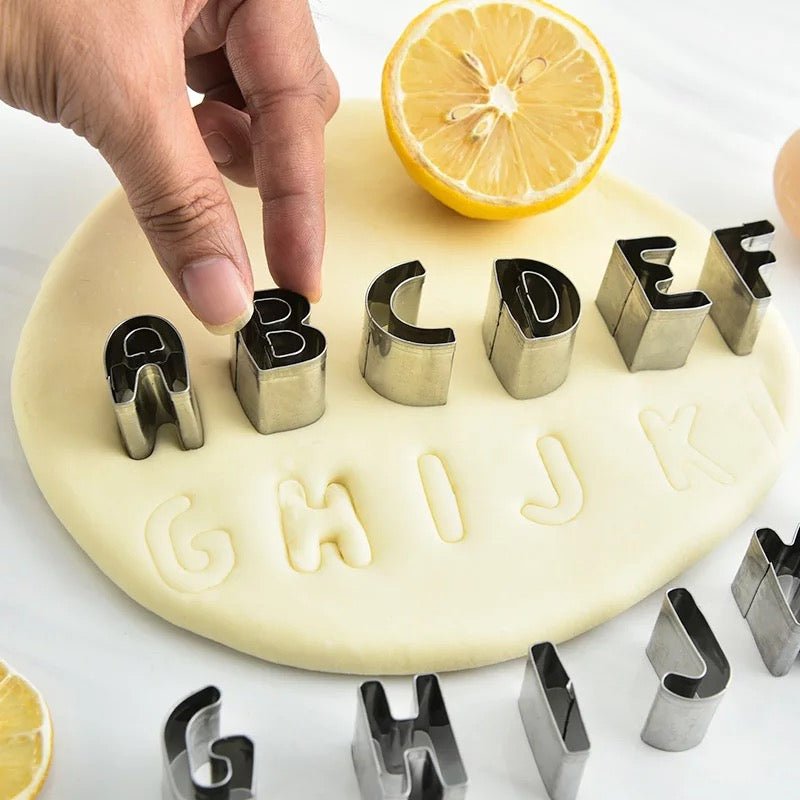 26 Pc Alphabet Cookie Cutter Set Style Phase Home