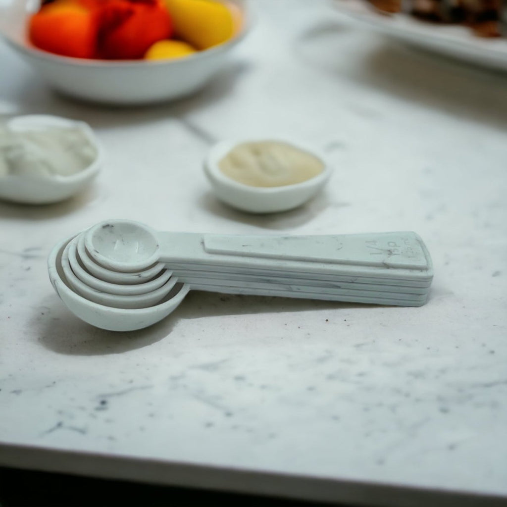 5 PC Marble Measuring Spoon Set - Style Phase Home