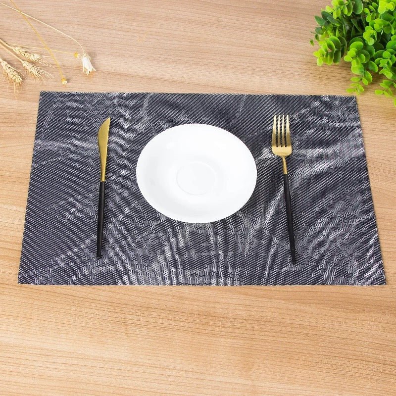 6 PC Marble Place Mats - Style Phase Home