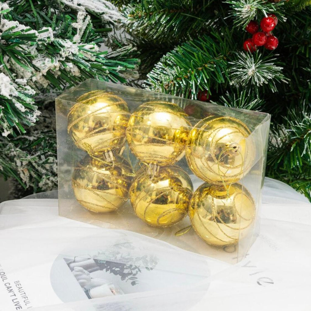 6 Piece Christmas Ball Gift Set - Style Phase Home