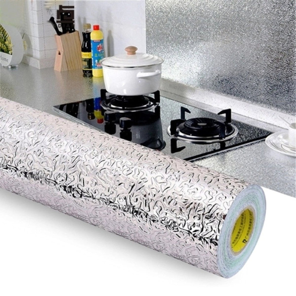 Aluminium Foil Wallpaper - 60 cm x 2 M - Style Phase Home