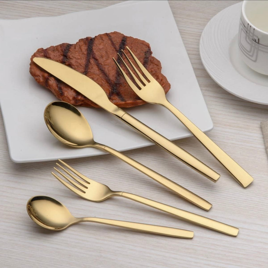 Danny Home Gold Titanium 6PC Cutlery - Style Phase Home