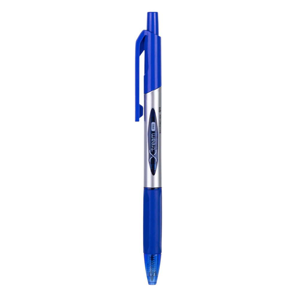 Deli Pro Xtream Blue Ball Point Click Pen - 12 Pack - Style Phase Home