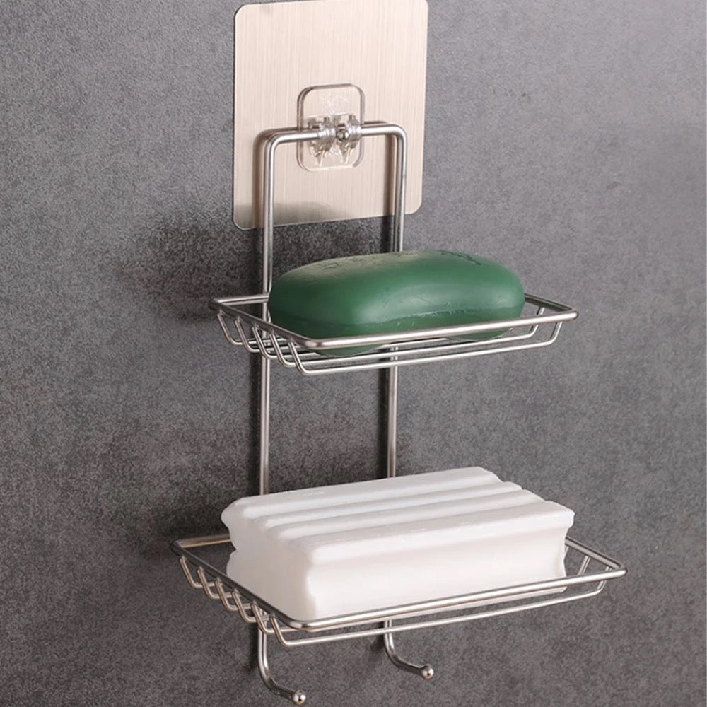 Double Layer Soap Rack - Style Phase Home