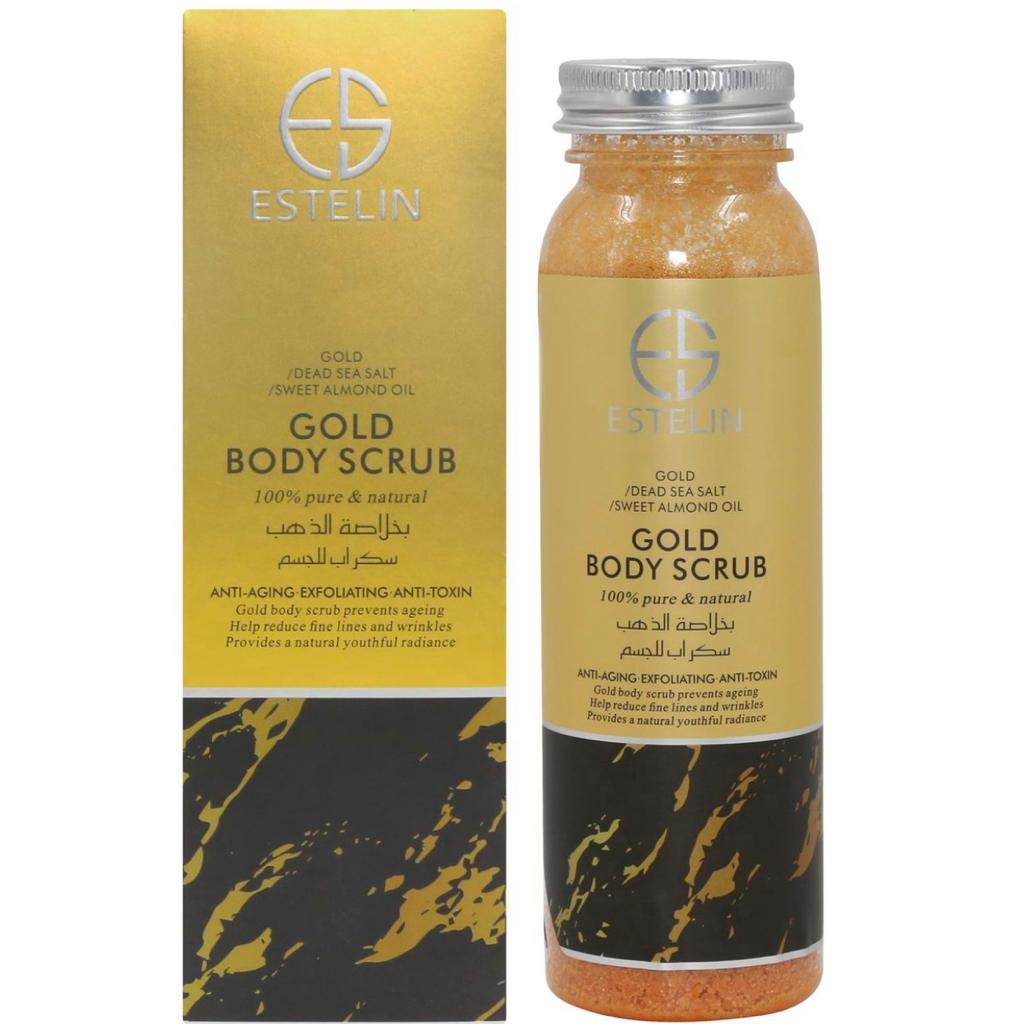 Estelin 100% Pure Natural Gold Body Scrub 200g - Style Phase Home